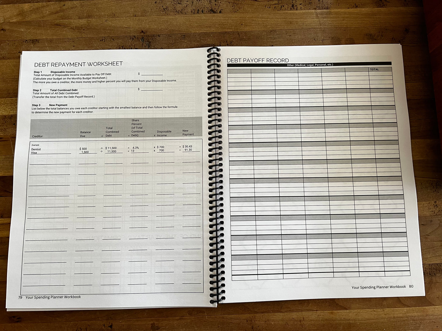 Finances and... Your Spending Planner Workbook